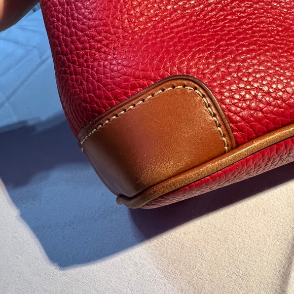 Dooney and Bourke Crossbody, red leather - Picture 8 of 13